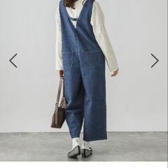 【新品】グローバルワーク　デニムサロペット　サロペットパンツ　М　新品の画像
