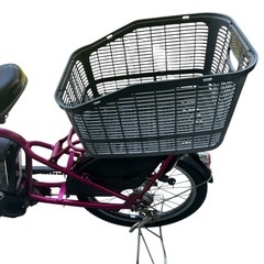 電動アシスト自転車】YAMAHA PAS Kiss 大型カゴ付き！子ども乗せ