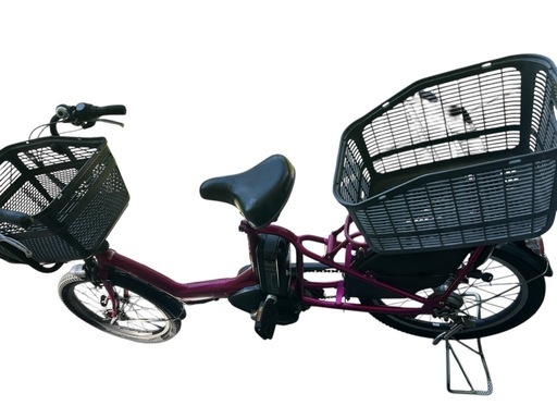 2025激安通販 電動アシスト自転車】YAMAHA PAS Kiss 大型カゴ付き！子ども乗せ 自転車本体