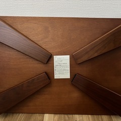 折れ脚センターテーブル ブラウンOCTM-75 の画像