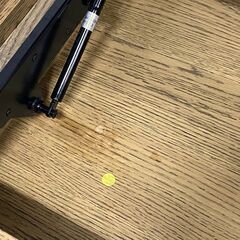ジャーナルスタンダードファニチャー PSF リフティングテーブル オーク/スチール ソフトクローズ リビング 中古家具 店頭引取歓迎 R9678の画像