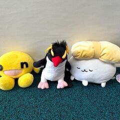 【自社配送は札幌市内限定】ぬいぐるみ 10体セット プーさん/ドナルドダック/カービィ/onちゃん/ハム太郎など 中古【USED】の画像