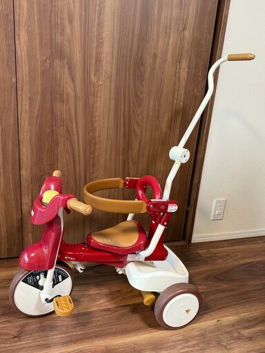 iimo（イーモ）1歳半から使える折りたたみ三輪車 tricycle 箱付き