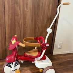 iimo（イーモ）1歳半から使える折りたたみ三輪車 tricycle 箱付きの画像