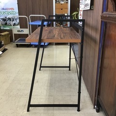 パソコンデスク 木目調の画像