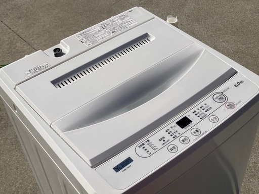 M3J◇ヤマダ　洗濯機◇6.0kg◇2022年製◇槽洗浄機能◇YWM-T60H1