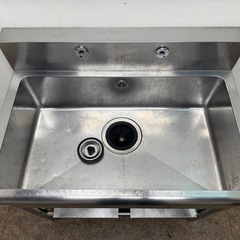 ステンレス　業務用　1層シンク流し台　厨房　飲食店　W９００ｘＤ６００ｘＨ８００ｍｍの画像
