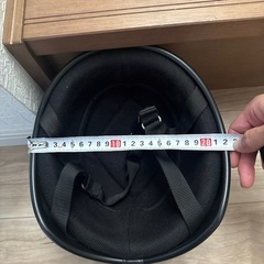 黒の半ヘル　傷多めの画像