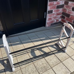 ニトリ　積み重ねシューズラックの画像