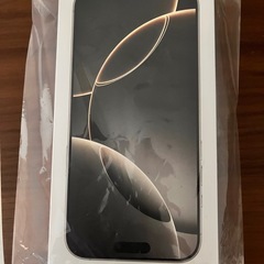 新品未開封未使用品/iPhone16 Pro Max 512GB...
