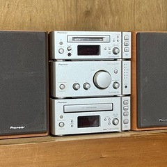 Pioneer（パイオニア）製のミニコンポ（CD/MD/カセット...