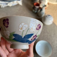 可愛いお茶碗4点セットの画像