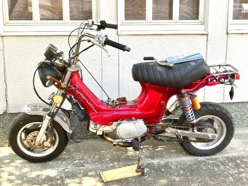 値下げ　☆ ホンダシャリー125 初爆は確認済み。 フレームは純正ホンダ製　フレームＣＦ50〜 中華エンジン　ジャンク　技術のある方だけ