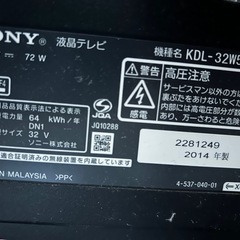 TVのリモコンのみの画像