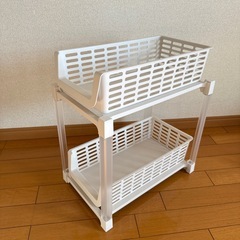 スライドトレー　2段ラック