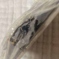 岡山市◎新品未使用 りんご型 ラインストーン ブローチ ゴールド  の画像