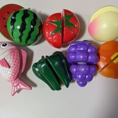 ままごと　食べ物①の画像