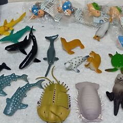 海の生物　フィギィア＆キーホルダーなど28点セットの画像