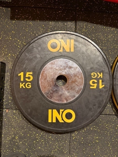 ONI 15kg バンパープレート 2枚セット (おゆ) いずみ野の