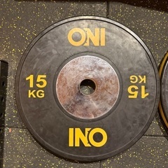 ONI 15kg バンパープレート 2枚セットの画像