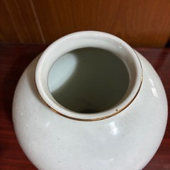 九谷 新山窯 ／ 九谷焼 花器 梅柄 ６号の画像