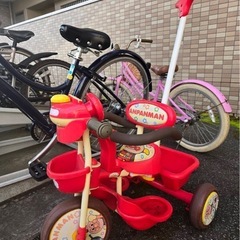 外用アンパンマン三輪車乗り物の画像
