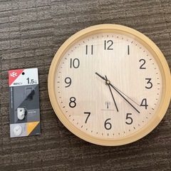 (取引決定済み)壁掛け 電波時計 直径30cmの画像