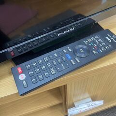 リサイクルショップどりーむ鹿大前店】　No2041 液晶テレビ　2018年製　FUNAI　24型　コンパクトで場所を取らない♪　リモコン付き♪の画像
