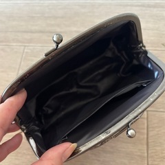 金魚柄　がま口バッグ＆ポーチ　リングハンドル付き　浴衣にもの画像