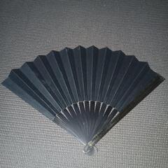 鉄扇 黒 23cmくらいの画像