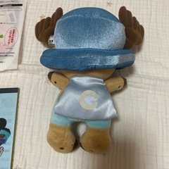 ワンピース　チョッパーぬいぐるみ　メモ帳　ジッパーバッグ　セットの画像