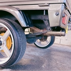 ハイゼットトラック 社外マフラーの画像