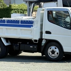 三菱　ふそう　キャンター　3トン　群馬県　メッキ付き　ダンプ