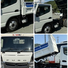 三菱　ふそう　キャンター　3トン　群馬県　メッキ付き　ダンプの画像