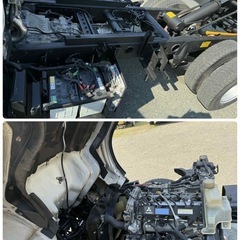 三菱　ふそう　キャンター　3トン　群馬県　メッキ付き　ダンプの画像