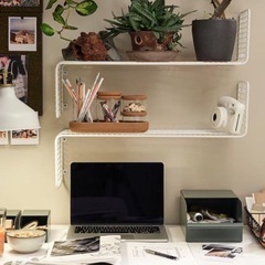 IKEA  ホワイト棚の画像