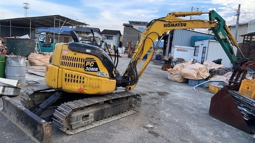 コマツpc 30MR-1、ユンボ、ショベル