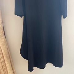 ワンピースタイプトップス　フリーサイズ　黒　レディースの画像