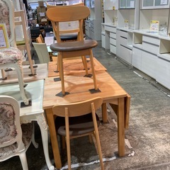 ダイニング3点セット　飛騨家具