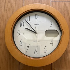 取引中★ジャンク品　カシオ　電波壁掛け時計