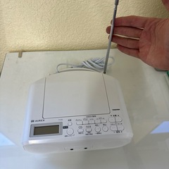 CD ラジオ デッキ 電池OK コンセントOKの画像