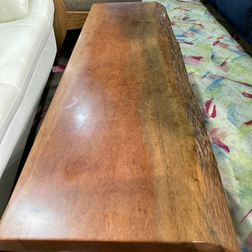 ローテーブル　大塚家具 １枚板
