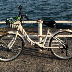 24インチ折りたたみ自転車　7段変速自転車　子供自転車
