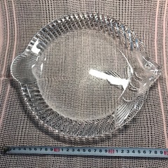 P23　おさかなの大皿ガラス 26cmの画像