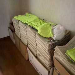 古新聞、空箱、本類を引き取りしてくださる方を募集します。