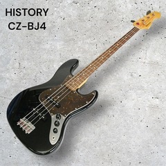 美品 History CZ-BJ4/R ヒストリー エレキベース ジャズベタイプ