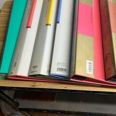 スパードッチファイル左右両開き２冊,ハガキサイズ320枚４冊,400枚２冊.200枚２冊,A4サイズで売上用やアルバム.その他に使用可能。の画像