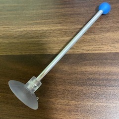 マーナ　歯磨きコップ　青　ブルー　ストライプの画像