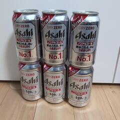 アサヒ ドライゼロ ノンアルコール ６本の画像