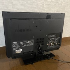 TOSHIBA 19インチ テレビの画像